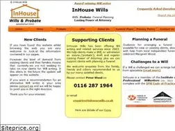 Sites similar to inhousewills.co.uk