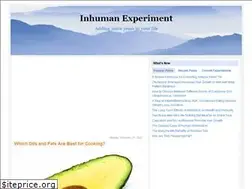 Sites similar to inhumanexperiment.blogspot.com