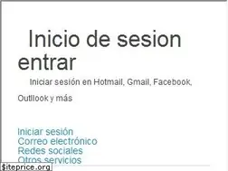 Sites similar to iniciodesesion.net
