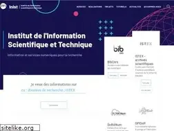 Sites similar to inist.fr
