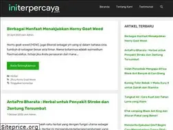 Sites similar to initerpercaya.com