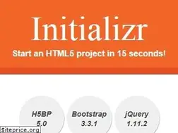 Sites similar to initializr.com