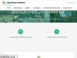 Sites similar to initiativessolidaires.com