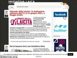 Sites similar to iniziativalaica.it