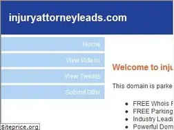 Sites similar to injuryattorneyleads.com