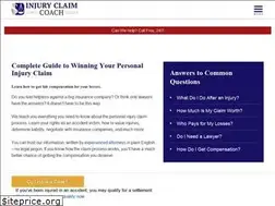 Sites similar to injuryclaimcoach.com