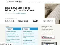 Sites similar to injurylawyerdatabase.com