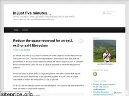 Sites similar to injustfiveminutes.wordpress.com