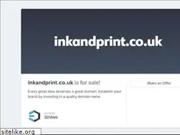 Sites similar to inkandprint.co.uk