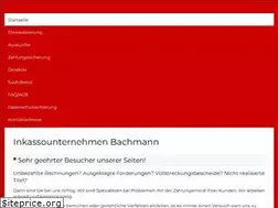Sites similar to inkasso-bachmann.de