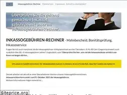 Sites similar to inkassogebuehren-rechner.de
