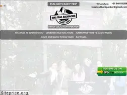 Sites similar to inkatrailbackpacker.com