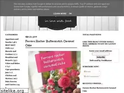 Sites similar to inlovewithfood.blogspot.com