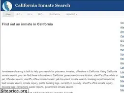 Sites similar to inmatesearchca.org
