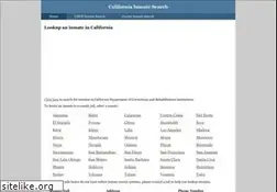 Sites similar to inmatesearchcalifornia.org