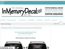 Sites similar to inmemorydecal.com