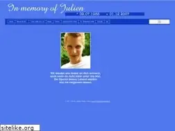 Sites similar to inmemoryofjulien.de