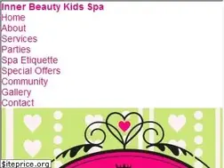 Sites similar to innerbeautykidsspa.com
