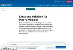 Sites similar to inneremedizin.usz.ch
