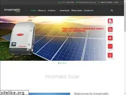 Sites similar to innomatic-solar.co.za