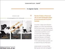 Sites similar to innovation.tank.ch