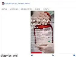 Sites similar to innovativebloodresources.org