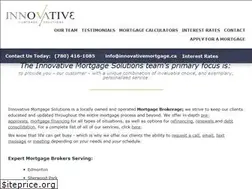Sites similar to innovativemortgage.ca