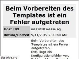Sites similar to insa2010.messe.ag