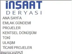 Sites similar to insaatderyasi.com