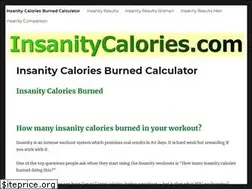 Sites similar to insanitycalories.com