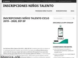 Sites similar to inscripcionesninostalento.com.mx