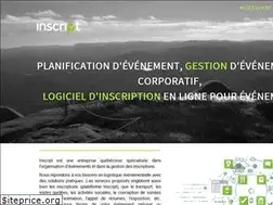Sites similar to inscriptevent.com