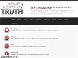 Sites similar to insearchoftruth.org