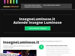 Sites similar to insegneluminose.it