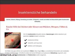 Sites similar to insektenstichebehandeln.de