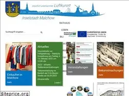 Sites similar to inselstadt-malchow.de