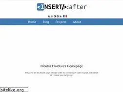 Sites similar to insertafter.com