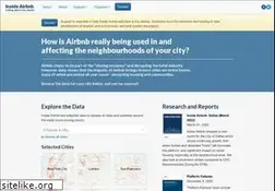 Sites similar to insideairbnb.com