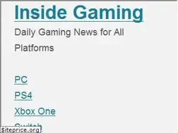 Sites similar to insidegaming.net