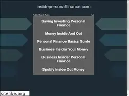 Sites similar to insidepersonalfinance.com