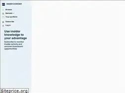 Sites similar to insiderscreener.com