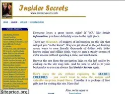 Sites similar to insidersecrets.info