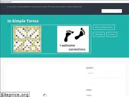 Sites similar to insimpleterms.blog