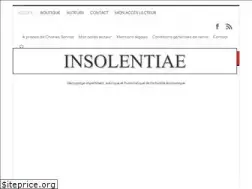 Sites similar to insolentiae.com