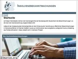 Sites similar to insolvenzbekanntmachungen.de
