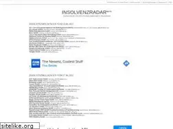 Sites similar to insolvenzradar.de