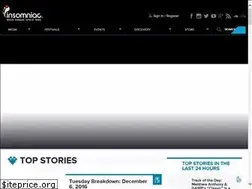 Sites similar to insomniac.com
