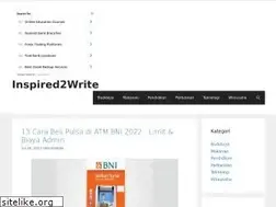 Sites similar to inspired2write.com