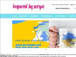Sites similar to inspiredbyscript.co.uk