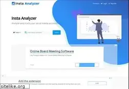 Sites similar to instaanalyzer.com